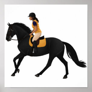 Zoe en Raven van Free Rein Equine Rampaige Poster