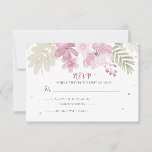 Zoe Flat Bedankt Notecard (Voorkant)