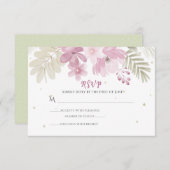 Zoe Flat Bedankt Notecard (Voorkant / Achterkant)