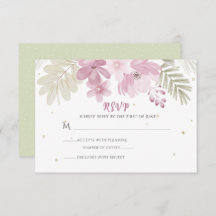 Zoe Flat Bedankt Notecard