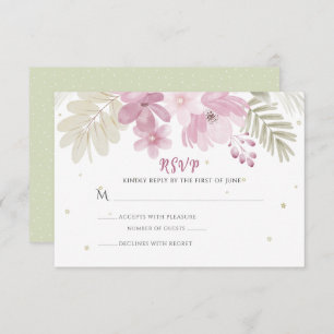 Zoe Flat Bedankt Notecard