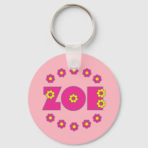Zoe Flores Roze Sleutelhanger