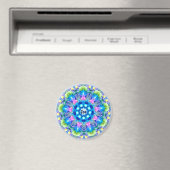 ZOE ~ Gepersonaliseerd paaspatroon fractaal ~ Magneet (Insitu (Vaatwasser))