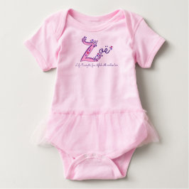 Zoë girl's Z naam betekent monogram shirt