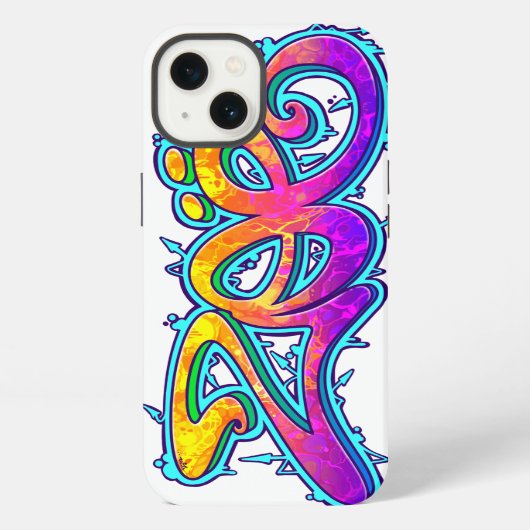 ZOE Graffiti Naam - iPhone Hoesje (Achterkant)