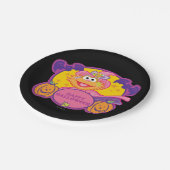 Zoe | Happy Halloween Papieren Bordje (Gekanteld)