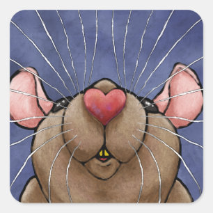 Zoe Hart Rat Sticker