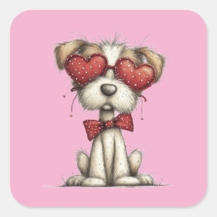 Zoe hond 3 inch sticker – Schattig Kawaii ontwerp