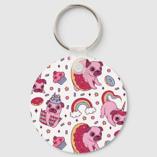 Zoe hond patroon voor hondenliefhebbers sleutelhanger