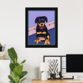 Zoe in onweerstaanbaar poster (Thuiskantoor)