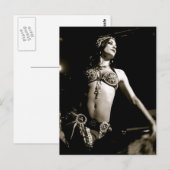 Zoe Jakes belly-danskaart Briefkaart (Voorkant / Achterkant)