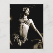 Zoe Jakes belly-danskaart Briefkaart (Voorkant)