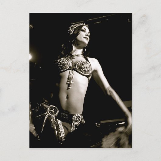 Zoe Jakes belly-danskaart Briefkaart (Voorkant)