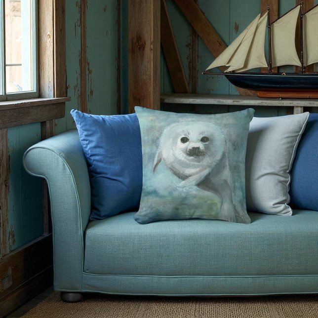 Zoe juten zeehond kussen (Creator heeft geüpload)