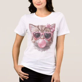 Zoe Kat met Bubble Gum T-shirt