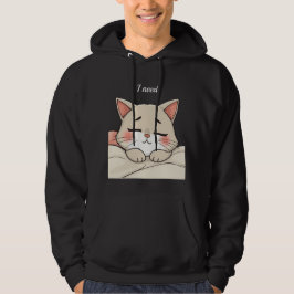 Zoe Kat Slapend Ik Heb een Slaapje Nodig Kawaii Ku Hoodie