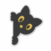Zoe Kat Sticker – Aardig Ontwerp (Voorkant)