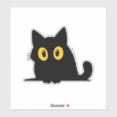 Zoe Kat Sticker – Aardig Ontwerp (Vel)