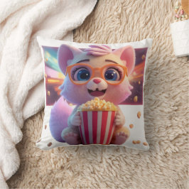 Zoe Kattenkussen Met Popcorn Kussen