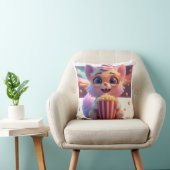 Zoe Kattenkussen Met Popcorn Kussen (Stoel)