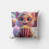 Zoe Kattenkussen Met Popcorn Kussen (Voorkant)