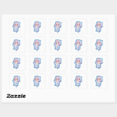 Zoe Kawaii Anime Meisje Sticker (Vel)