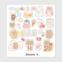 Zoe Kawaii Dier Sticker