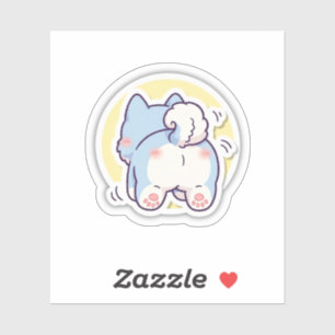 Zoe Kawaii Hond Hond Neus Sticker Grappige Puppy C