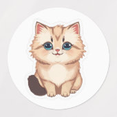 Zoe Kitten Sticker (Design 1)