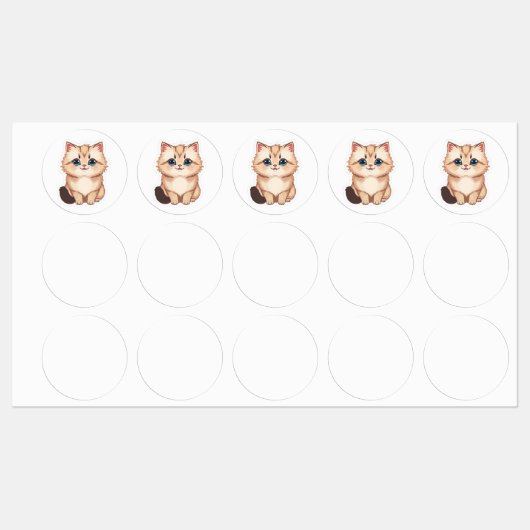 Zoe Kitten Sticker (Vel)