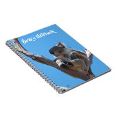 Zoe Koala Slaapt in een Boom Australië Notitieboek (Rechterzijde)