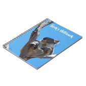 Zoe Koala Slaapt in een Boom Australië Notitieboek (Linkerzijde)