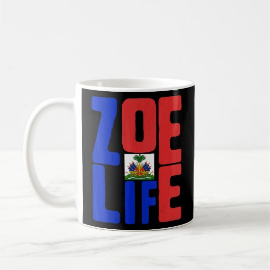 Zoe Life Haïtiaanse Pride Perfect Haiti Dag van de Koffiemok (Links)