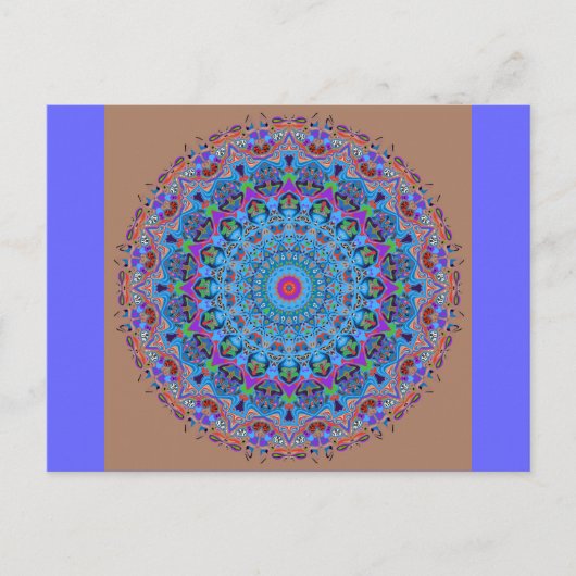 Zoe Mandala Design Briefkaart (Voorkant)