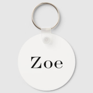 Zoe Naam Sleutelhanger