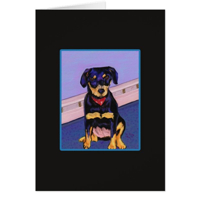 Zoë op onweerstaanbare kaart (Voorkant)