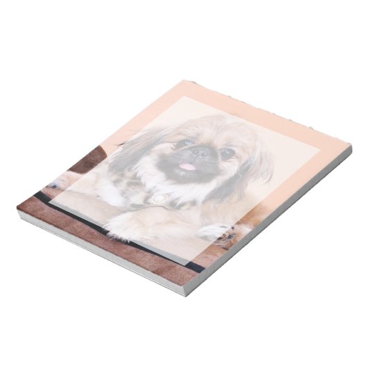 Zoe - Pekingese Notitieblok (Linkerzijde)