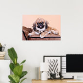 Zoe - Pekingese Poster (Thuiskantoor)