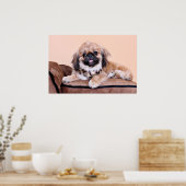Zoe - Pekingese Poster (Keuken)