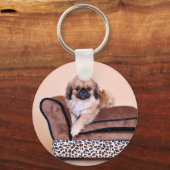Zoe - Pekingese Sleutelhanger (Voorkant)