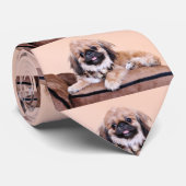 Zoe - Pekingese Stropdas (Opgerold)