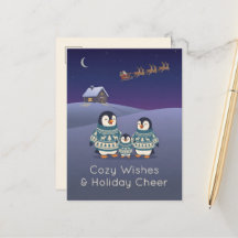 Zoe Pinguïn Trui Familie | Modern Kerstmis