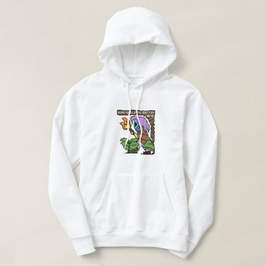 Zoe Pixel Sign - "Beta Level?" Hoodie (Design voorkant)