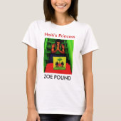 ZOE POUND, Haïtiaanse prinses T-shirt (Voorkant)