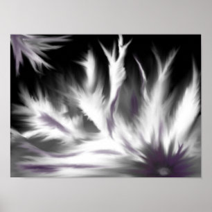 Zoe Power Flower Poster