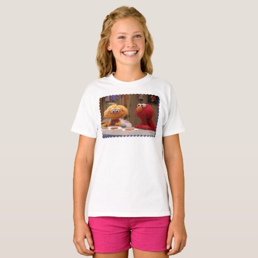 Zoe, Rocco en Elmo T-shirt (Voorkant volledig)