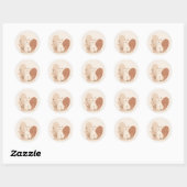 Zoe Rond Kat Sticker – Schattige Kawaii Kitty Des (Vel)