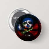 ZOE RONDE BUTTON 5,7 CM (Voorkant /achterkant)