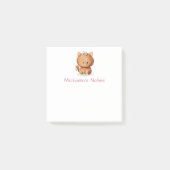 Zoe Simpele Oranje Kat Post-it® Notes (Voorkant)