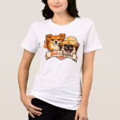Zoë & Sophi Hond Logo T-Shirt (Voorkant)